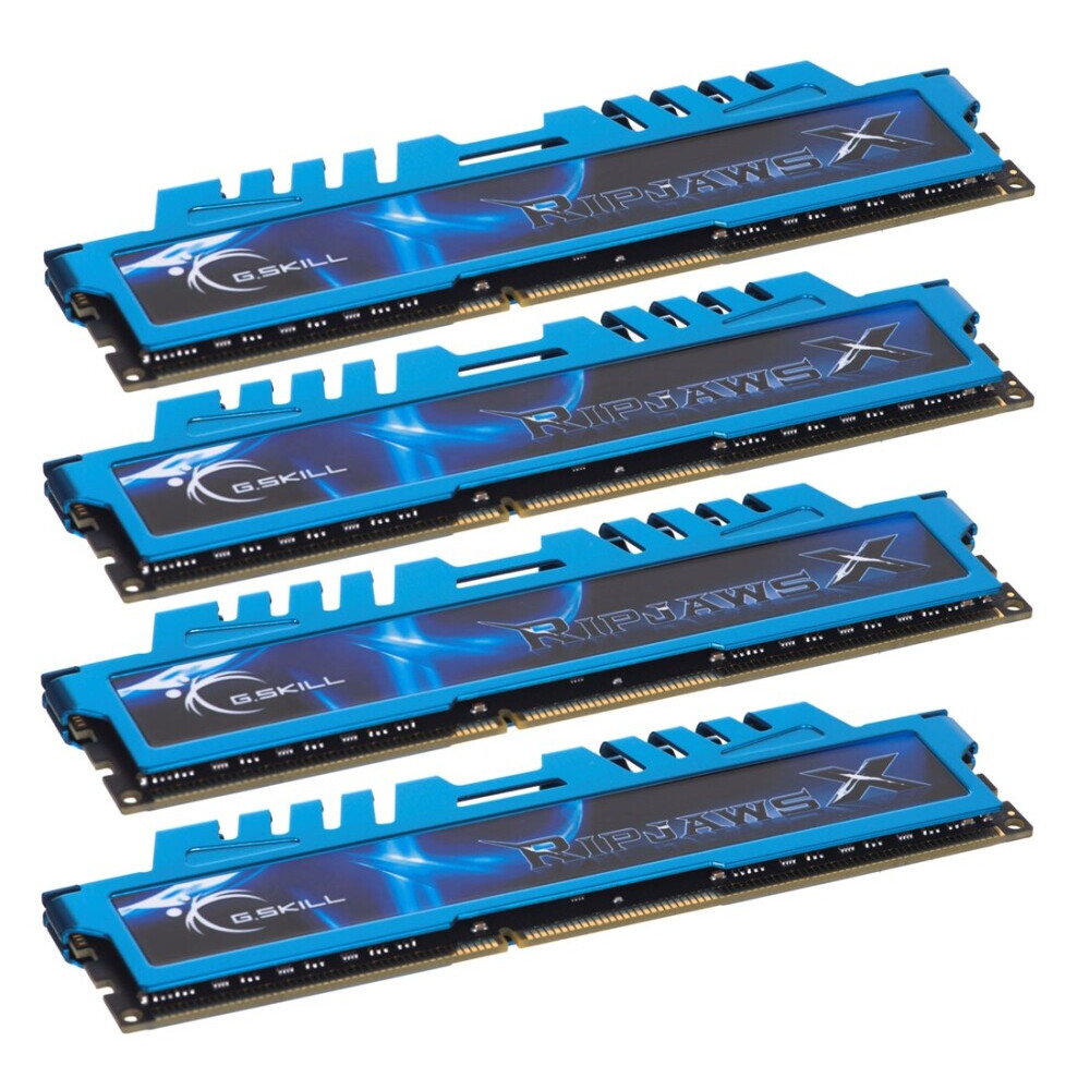 Operatīvā atmiņa G.Skill Ripjaws X 32GB 1600 MHz DDR3 CL9 KIT of 4x8GB (F3-1600C9Q-32GXM) - foto 4