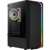 Datoru korpuss Aerocool Bionic Midi Tower Black (AEROPGS-BIONIC-GBKV2)