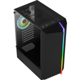 Datoru korpuss Aerocool Bionic Midi Tower Black (AEROPGS-BIONIC-GBKV2)