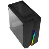 Datoru korpuss Aerocool Bolt Mini Mini-Tower Black (AEROPGSBOLTMINI-BK-R)