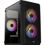 Datoru korpuss Aerocool CS107V2 Mini Tower Black (AEROPGSCS-107-A-V2)