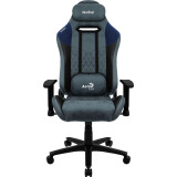 Datorkrēsls Aerocool DUKE AeroSuede Black,Blue (AEROAC-280DUKE-BK/BL)