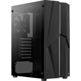 Datoru korpuss Aerocool Mecha Midi Tower Black (AEROPGSMECHA-G-BK-V1)
