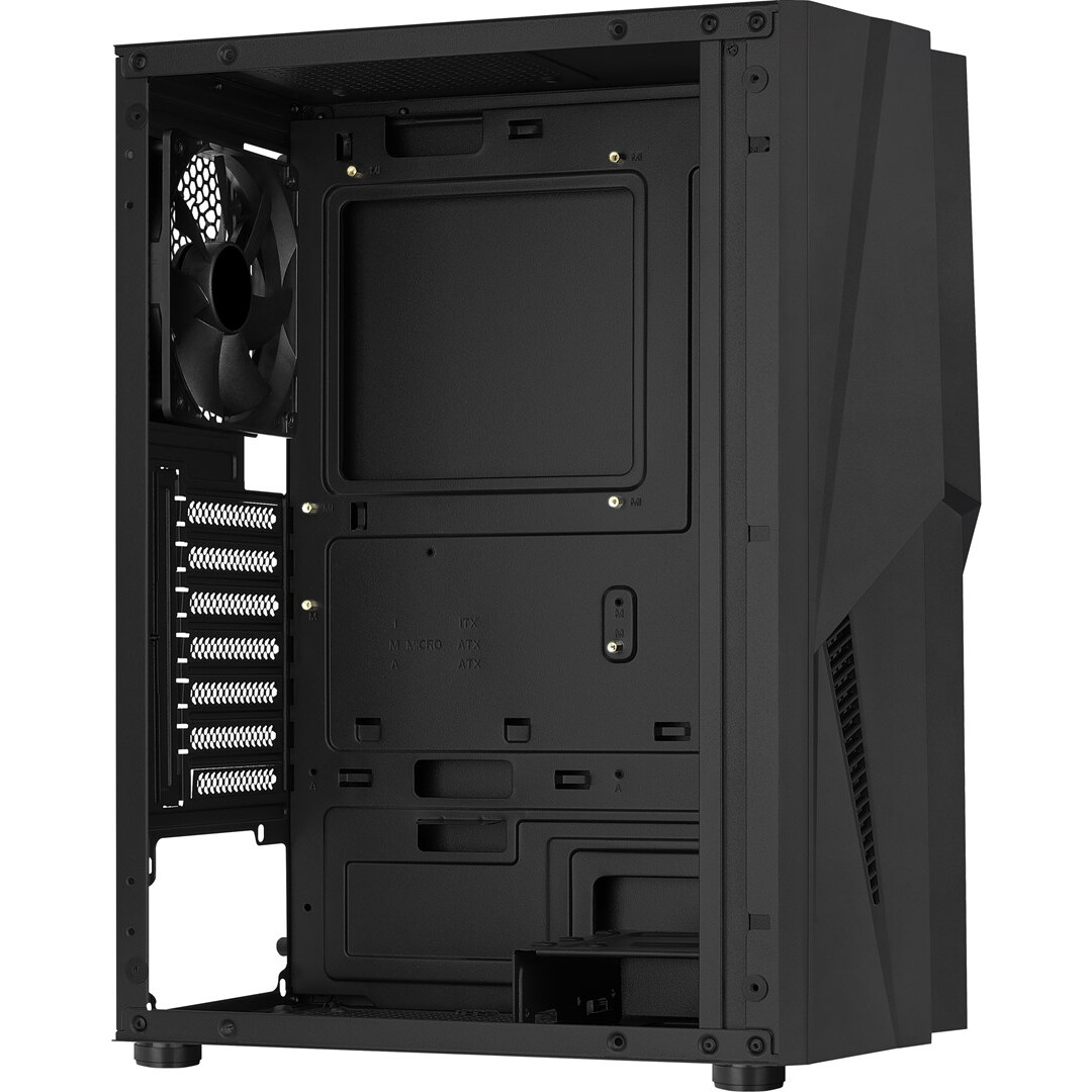 Datoru korpuss Aerocool Mecha Midi Tower Black (AEROPGSMECHA-G-BK-V1) - foto 13