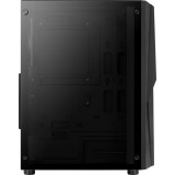 Datoru korpuss Aerocool Mecha Midi Tower Black (AEROPGSMECHA-G-BK-V1)