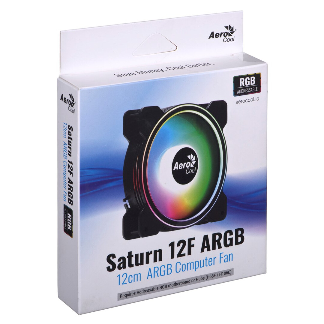 Korpusa dzesētājs AEROCOOL PGS SATURN 12F ARGB 6P (AEROPGSSATURN-12F-AR) - foto 2