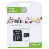 Atmiņas kartes PNY Performance Plus 32 GB MicroSDHC (P-SDU32G10PPL-GE)