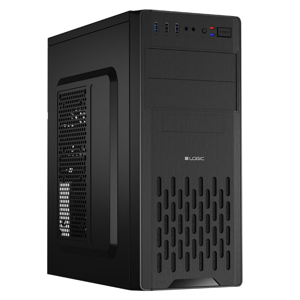 Datoru korpuss LOGIC L2 Midi Tower BLACK (AT-L002-10-0000000-0002)