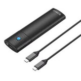 M.2 NVMe External Enclosure, Orico PWM2-G2-BK-EP, USB-C, 10Gbps Black (PWM2-G2-BK-EP)