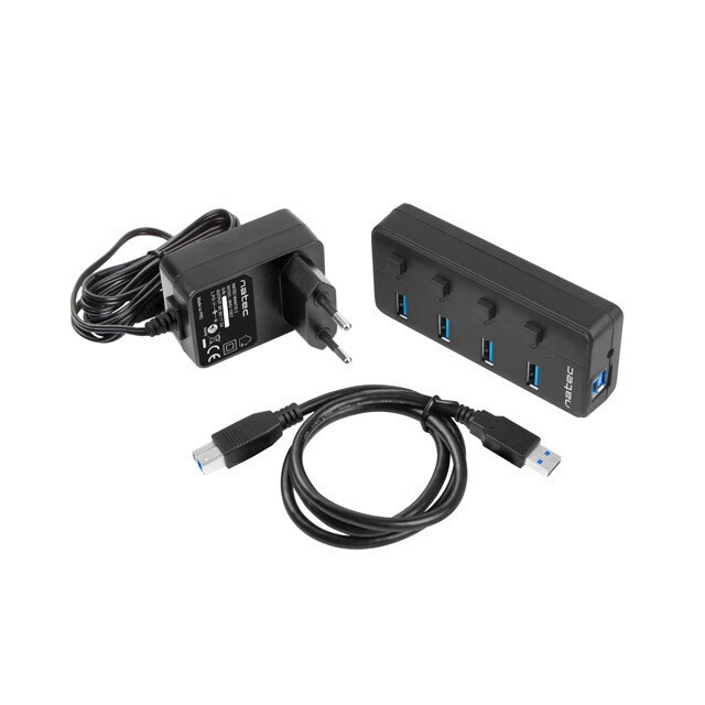 NATEC HUB USB 3.0 MANTIS 2 4-PORTS (NHU-1557) - foto 5