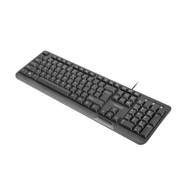 Tastatūra NATEC TROUT SLIM ENG BLACK (NKL-0967) - foto 2