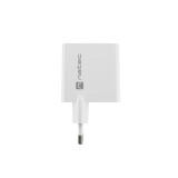 NATEC RIBERA GAN 1x USB-A + 1x USB-C WHITE (NUC-2144)