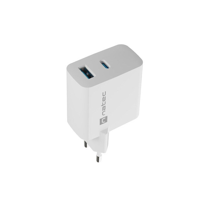NATEC RIBERA GAN 1x USB-A + 1x USB-C WHITE (NUC-2144) - foto 6