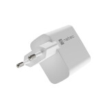 NATEC RIBERA GAN 1x USB-A + 1x USB-C WHITE (NUC-2144)