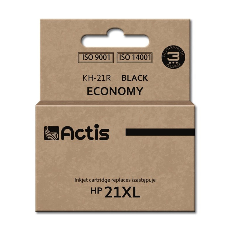 Kārtridžs Actis KH-21R ink (replacement for HP 21XL C9351A; Standard; 20 ml; black)