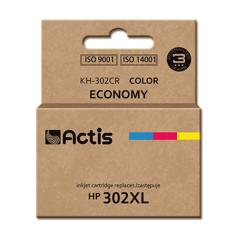 Kārtridžs Actis KH-302CR ink (replacement for HP 302XL F6U67AE; Premium; 21 ml; color) (KH-302CR)