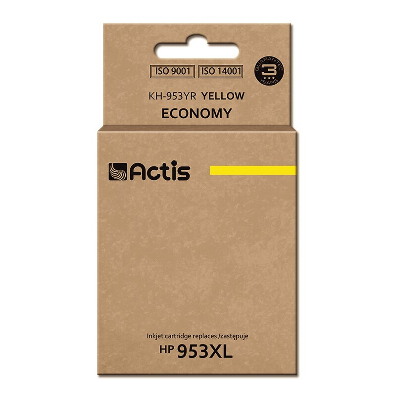 Kārtridžs Actis KH-953YR ink (replacement for HP 953XL F6U18AE; Premium; 25 ml; yellow) (KH-953YR)