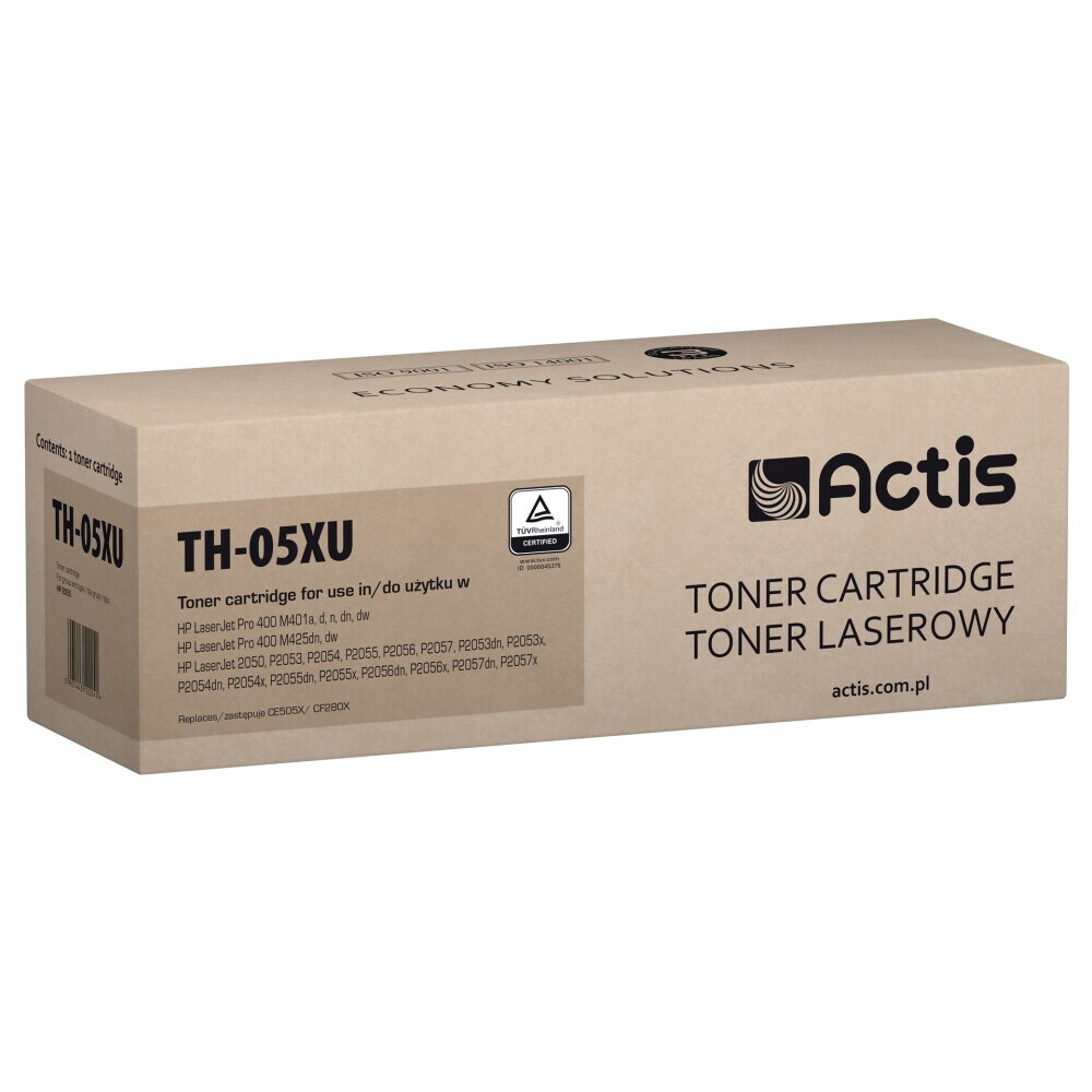 Kārtridžs Actis TH-05XU Toner Universal (replacement for HP 05X CE505X, CF280X, Standard; 7200 pages; black) (TH-05XU)
