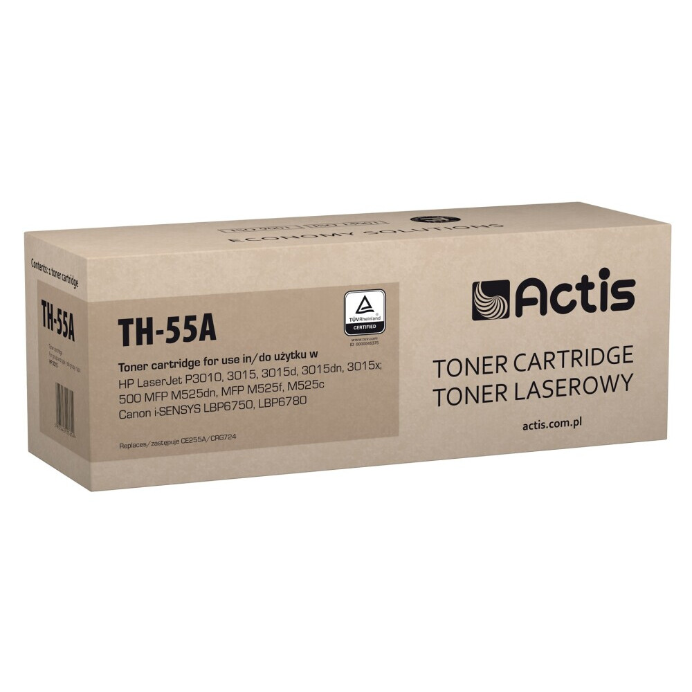 Kārtridžs Actis TH-55A toner (replacement for HP 55A CE255A; Standard; 6000 pages; black) (TH-55A)