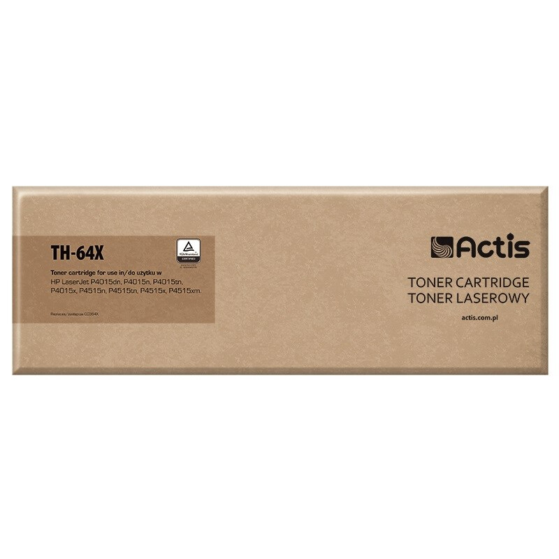 Kārtridžs ACTIS TH-64X Toner Cartridge (replacement for HP 64X CC364X; Standard; 24000 pages; black) (TH-64X)