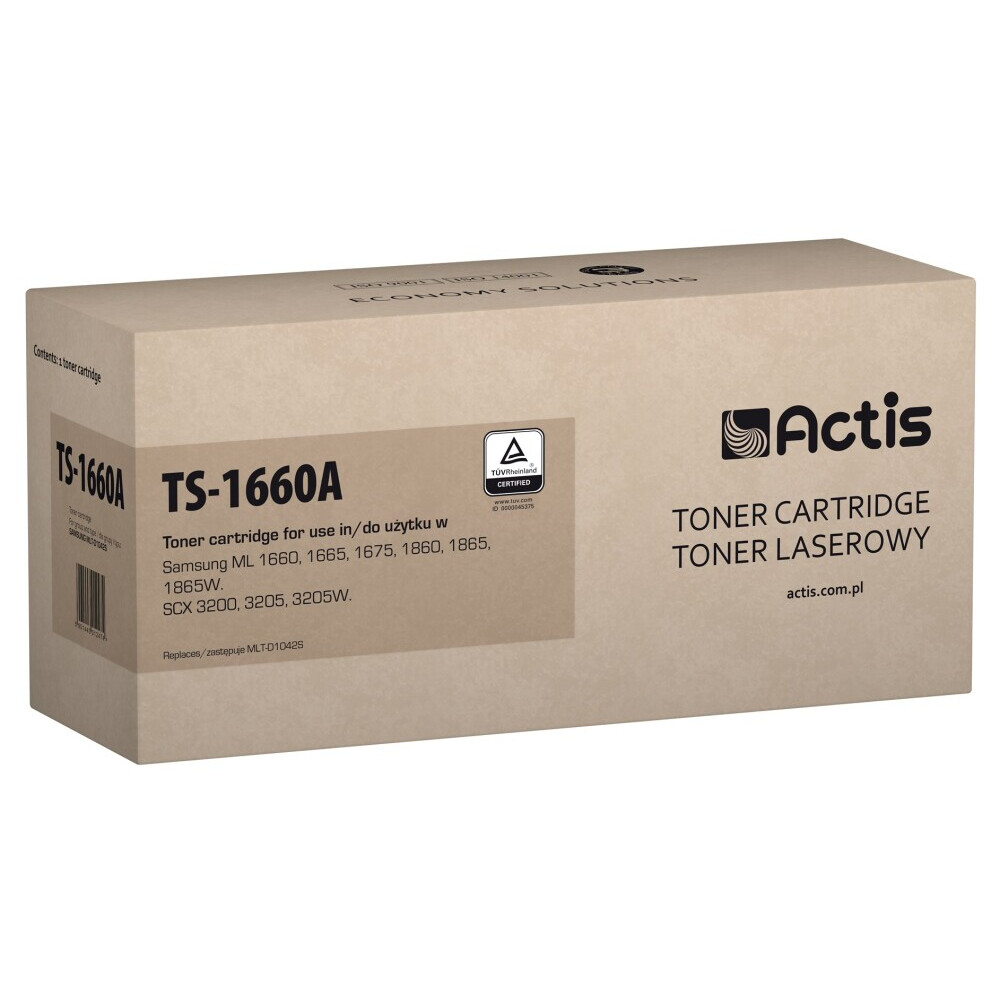 Kārtridžs Actis TS-1660A (Replacement for Samsung MLT-D1042S; Standard; 1500 pages; black) (TS-1660A)