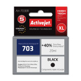 Kārtridžs Activejet AH-703BR Ink (replacement for HP 703 CD887AE; Premium; 20 ml; black) (AH-703BR)