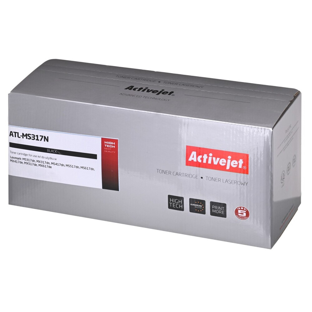 Kārtridžs Activejet ATL-MS317N for Lexmark 51B2000, Supreme; 2500 pages; black) (Lexmark 51B2000)