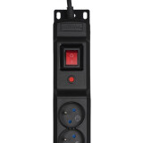 Activejet COMBO 12 socket 5m black (COMBO/12gn/5m/cz)