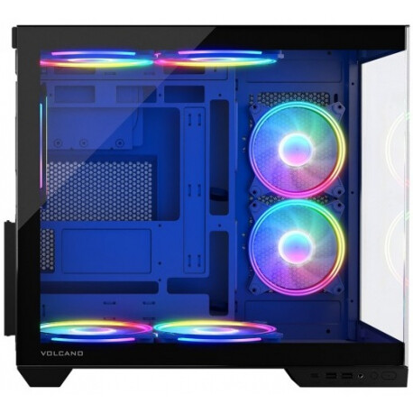 Datoru korpuss MODECOM Volcano Panorama APEX ARGB 7F Midi-Tower (AT-PANORAMA-7F-ARGB-10-000000-0002) - foto 2