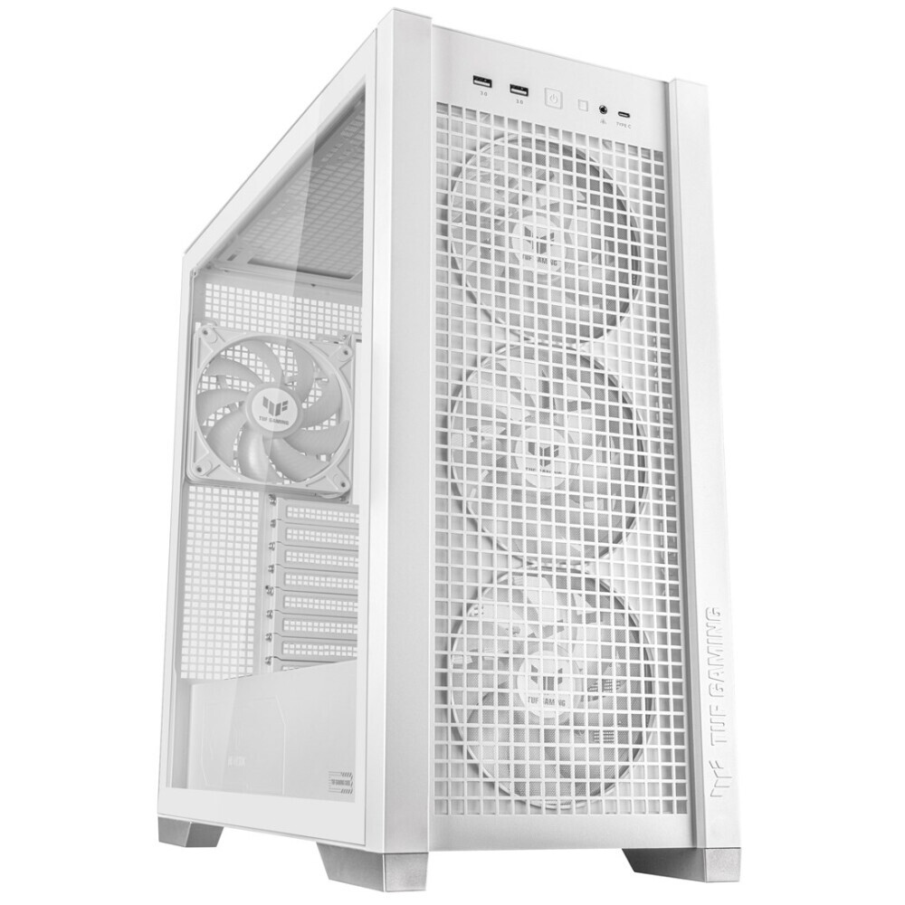 Datoru korpuss Asus TUF GAMING GT302 TG ARGB WHITE (90DC00I3-B19000) - foto 12