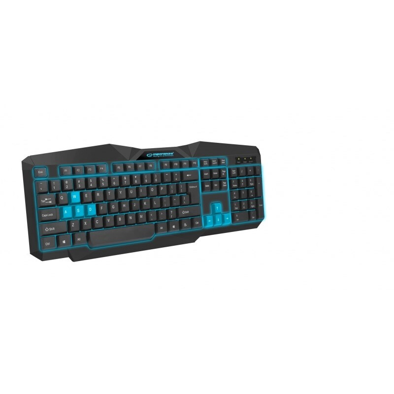 Tastatūra Esperanza EGK201B Black ENG (EGK201B)