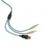 Austiņas iBox X8 Black, Blue (SHPIX8MV)