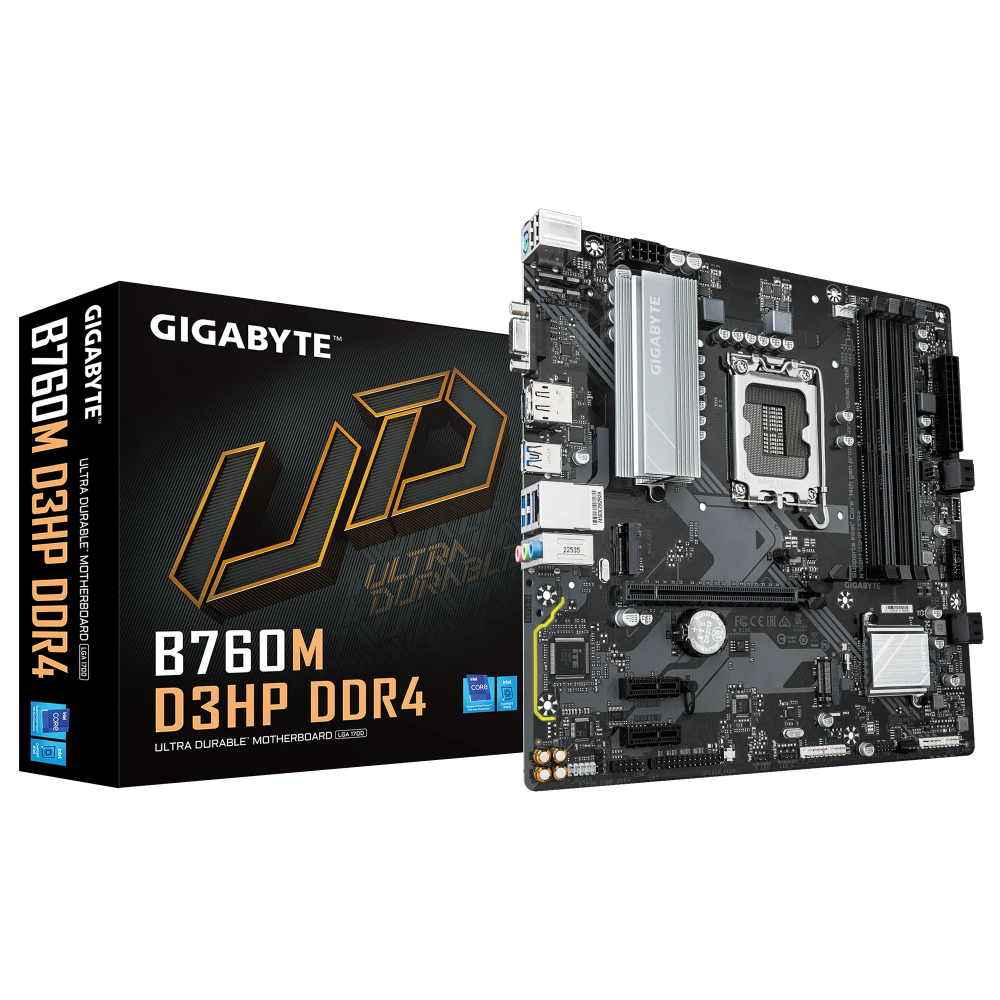 Pamatplate GIGABYTE B760M D3HP DDR4 (B760M D3HP DDR4)