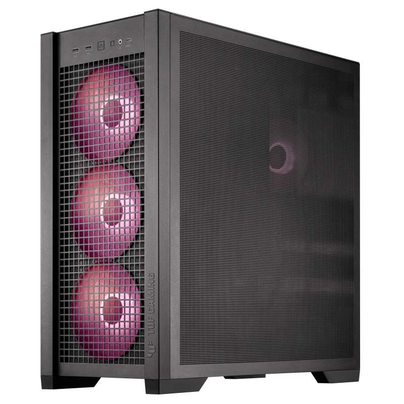 Datoru korpuss ASUS TUF Gaming GT302 ARGB Black (TUFGAMINGGT302ARGBBK) - foto 4