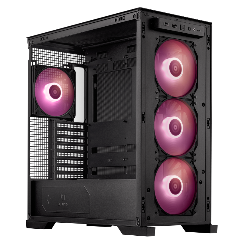 Datoru korpuss ASUS TUF Gaming GT302 ARGB Black (TUFGAMINGGT302ARGBBK) - foto 8