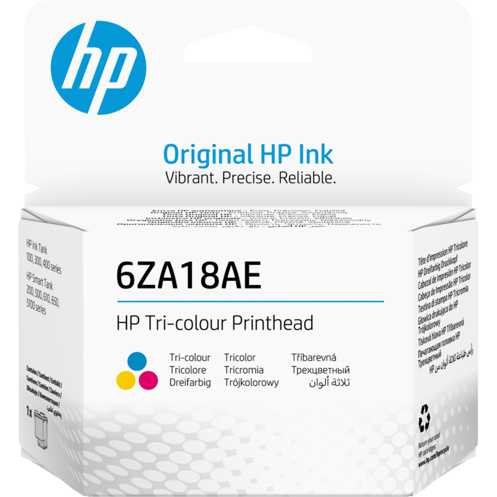 tête dimpression HP 6ZA18AE Tricolor