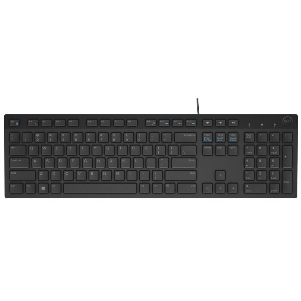 Tastatūra DELL KB216 RUS/BLACK (580-ADGR)