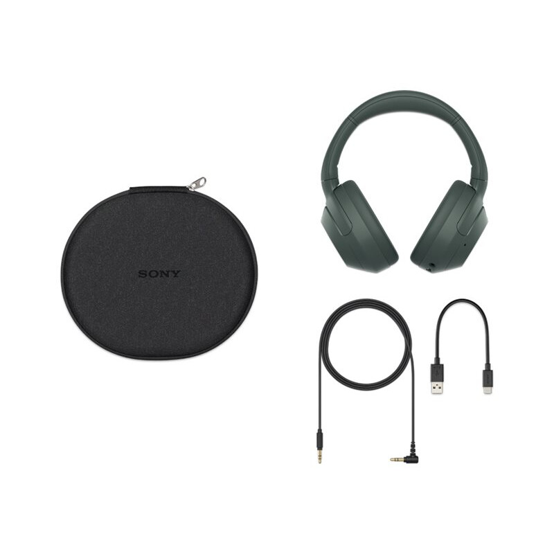 Austiņas SONY ULT Wear WH-ULT900NH Extrabass Noise Canceling Forest gray (WHULT900NH.CE7) - foto 5