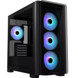 Datoru korpuss ASUS A23 PLUS MidiTower BLACK (A23 PLUS TG/ARGB BLACK)