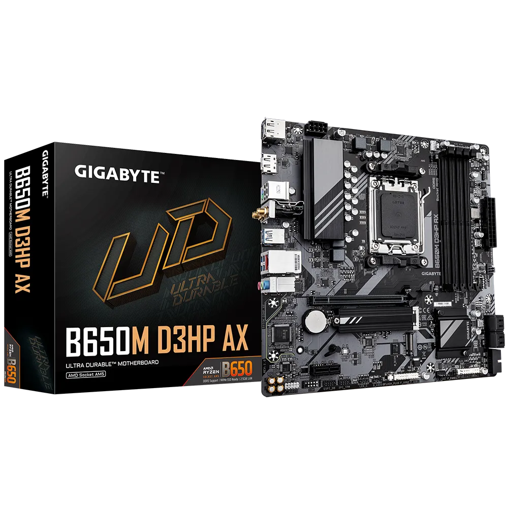 Pamatplate Gigabyte B650M D3HP AX - B650M-D3HP-AX - foto 3