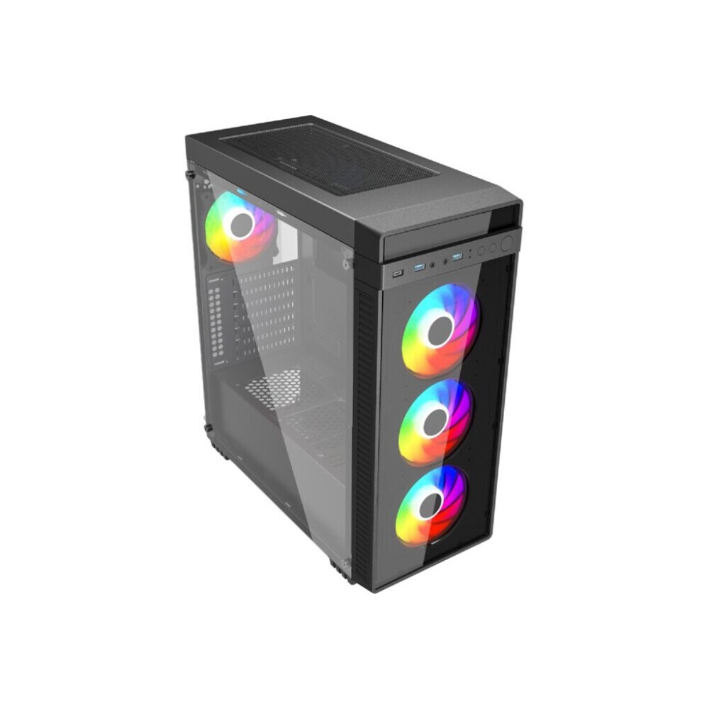 Datoru korpuss Gembird Case Fornax K700 Midi Tower Black (CCC-FC-K700) - foto 7