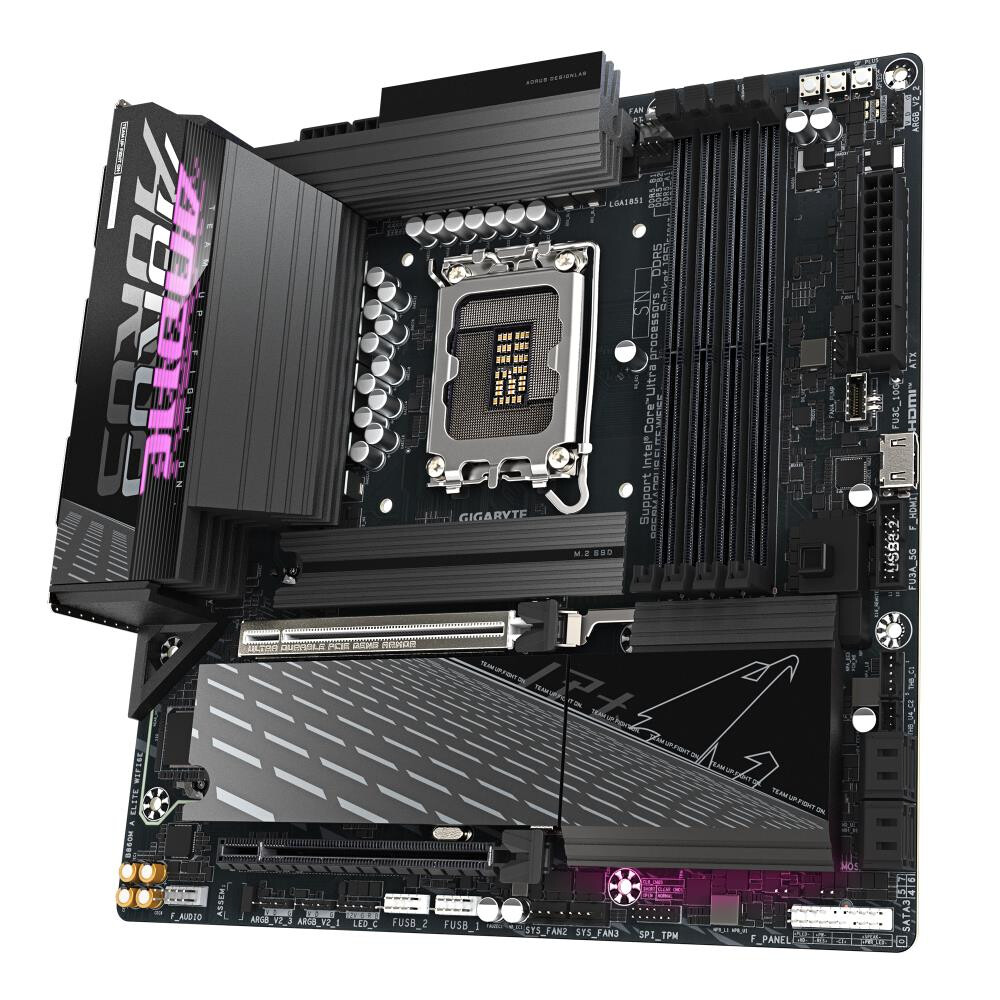 Pamatplate GIGABYTE B860M AORUS ELITE WIFI6E (B860M A ELITE WIFI6E 1.0) - foto 2