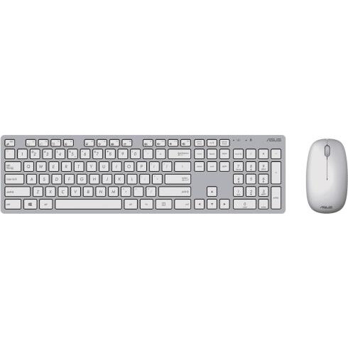 Tastatūra + pele ASUS W5000 ENG WHITE (90XB0430-BKM3A0)