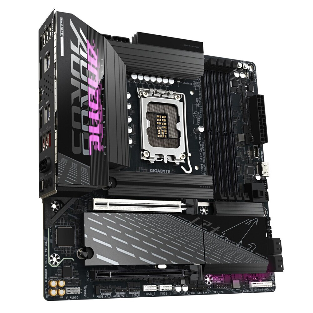 Pamatplate GIGABYTE B860M AORUS ELITE WIFI6E - B860M A ELITE WIFI6E - foto 3