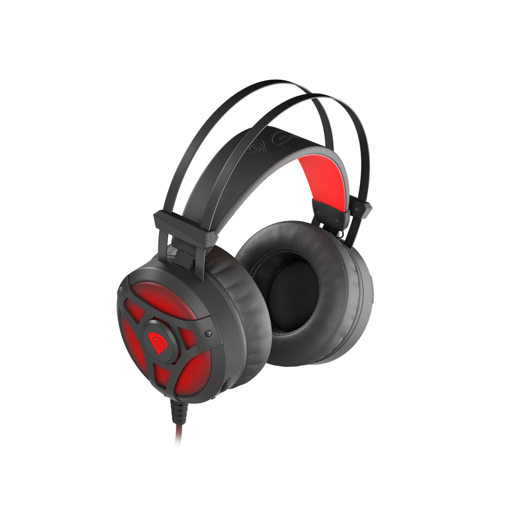 Austiņas Genesis Neon 360 Stereo Black/Red (NSG-1107) - foto 3