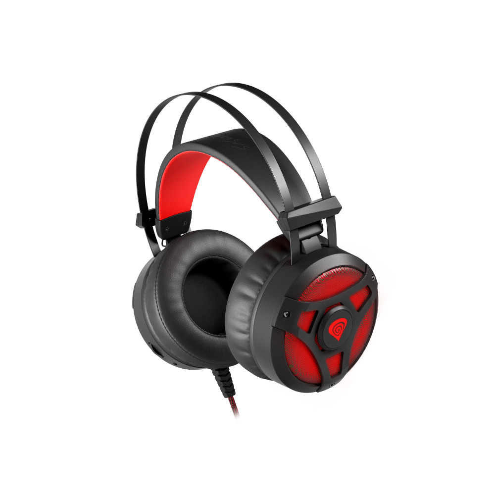 Austiņas Genesis Neon 360 Stereo Black/Red (NSG-1107) - foto 4