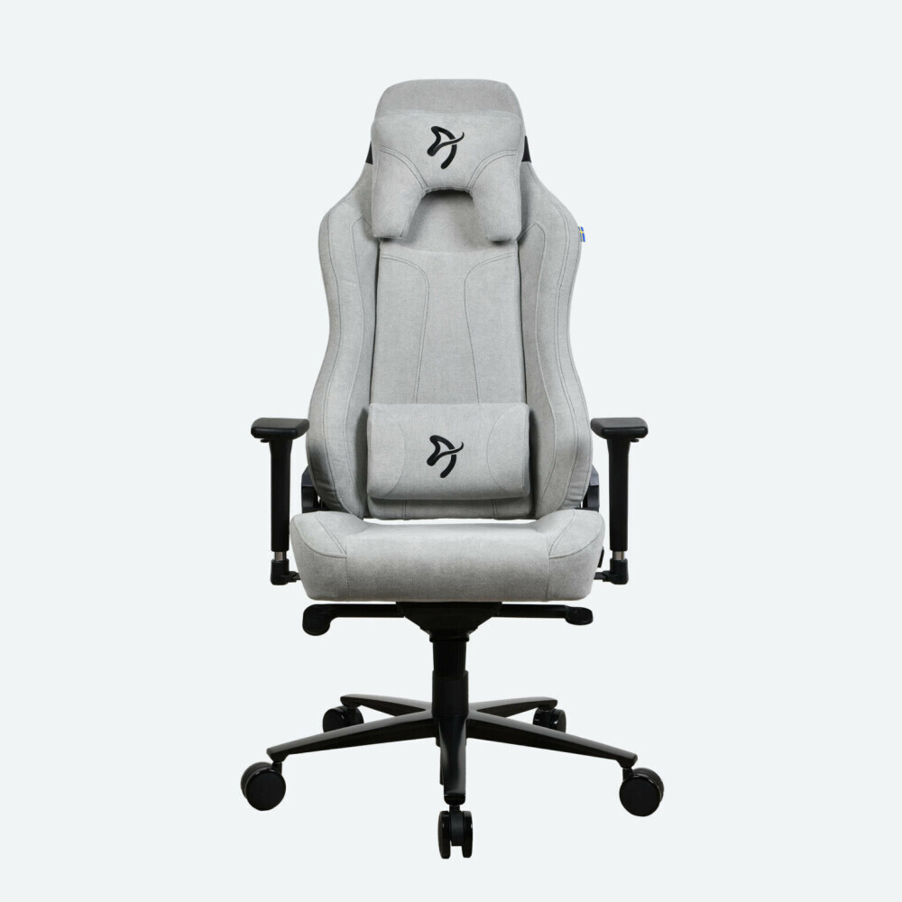 Datorkrēsls Arozzi Vernazza Soft Fabric Light Grey (VERNAZZA-SFB-LG)