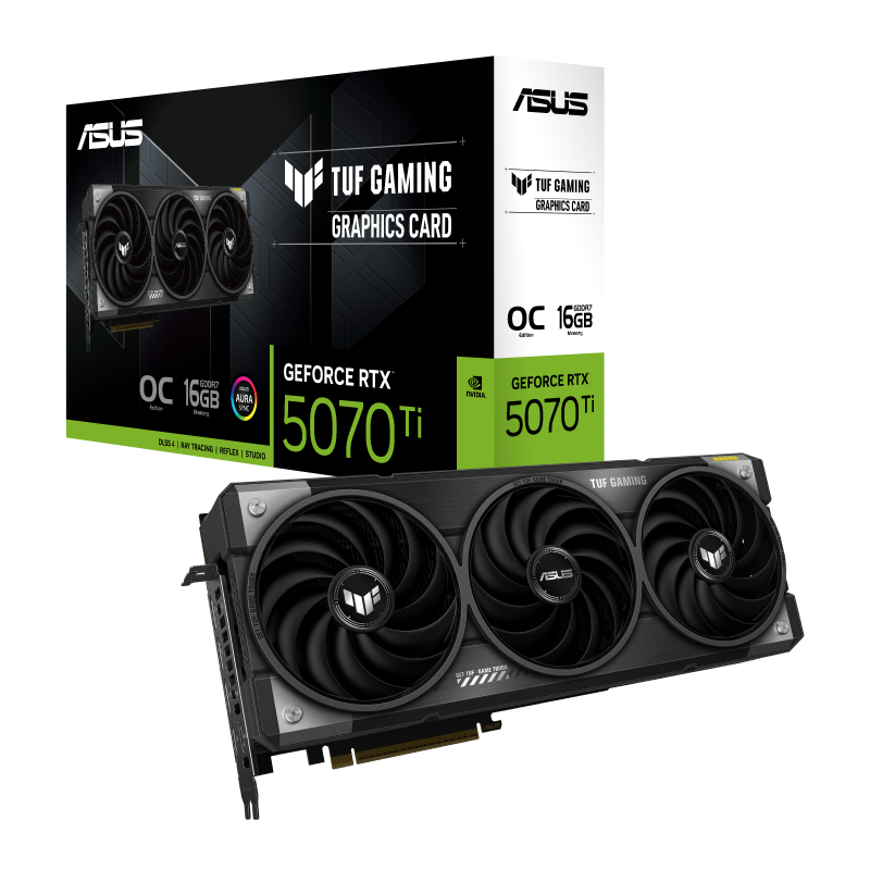 Videokarte ASUS TUF Gaming GeForce RTX 5070 Ti 16GB GDDR7 OC (90YV0MD0-M0NA00) - foto 6