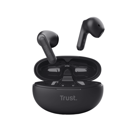 Austiņas TRUST EARPHONES YAVI BT ENC BLACK (25298)
