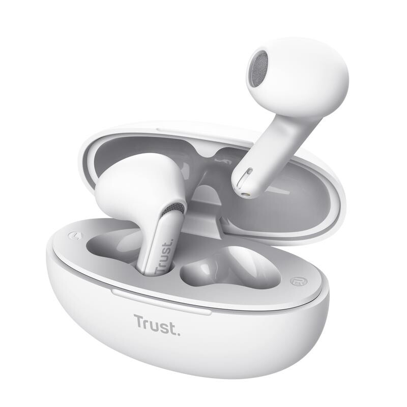 Austiņas TRUST EARPHONES YAVI BT ENC WHITE (25173) - 25299
